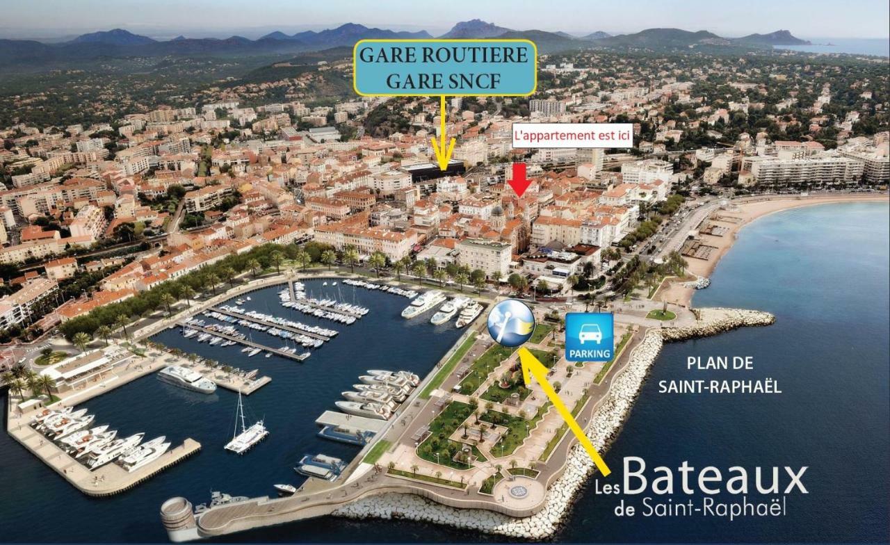 F2 Balcon A 1Minute De La Plage Saint-Raphaël Екстериор снимка